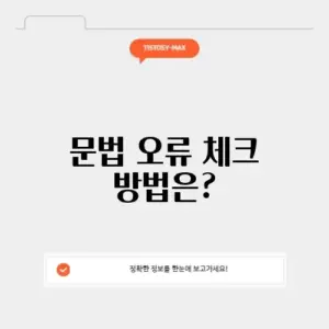 영문법 검사기
