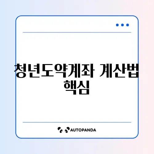 청년도약계좌 계산방법 완벽 가이드 알아보기