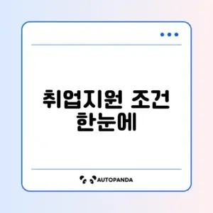 국민취업지원제도 자격요건 완벽 정리 가이드