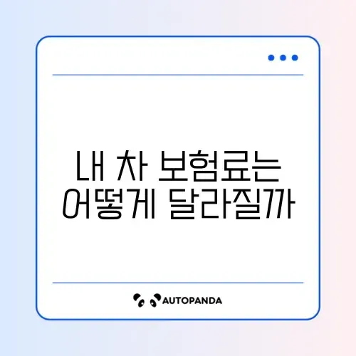 자동차보험 계산방법