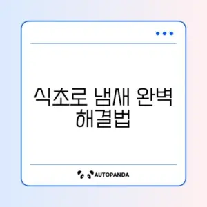 전기밥솥 냄새 싹 제거하는 식초 활용 방법 완벽 정리